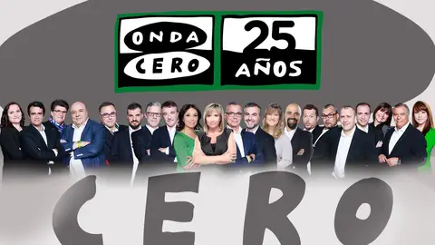 Onda Cero celebra 25 temporadas Onda Cero celebra 25 temporadas