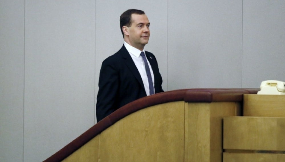  El primer ministro ruso, Dimitri Medvédev. 