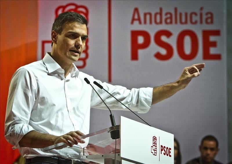 Pedro Sánchez: "La patria del PSOE es la igualdad" Pedro Sánchez: "La patria del PSOE es la igualdad"