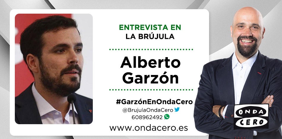 David del Cura entrevistará a Alberto Garzón en La Brújula de Onda Cero David del Cura entrevistará a Alberto Garzón en La Brújula de Onda Cero