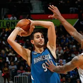 Ricky Rubio, en acción ante los Hawks Ricky Rubio, en acción ante los Hawks