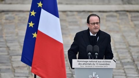 El presidente franc&eacute;s, Fran&ccedil;ois Hollande
