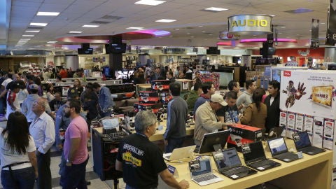 Celebraci&oacute;n del Black Friday. 