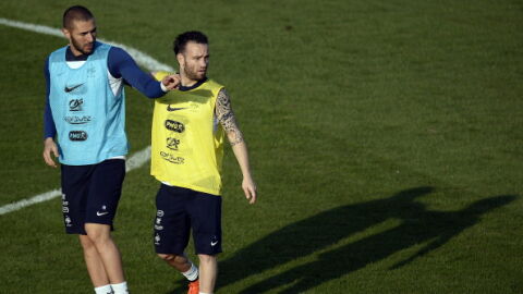 Benzema y Valbuena