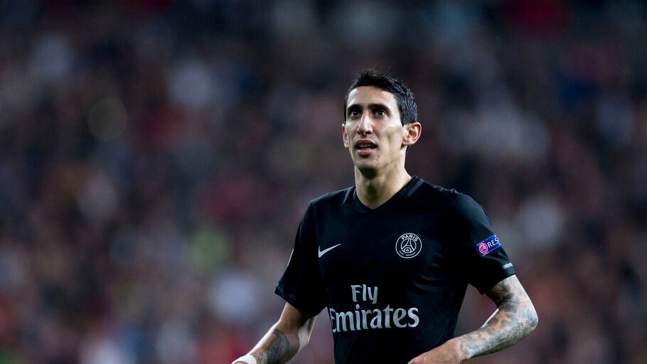 &Aacute;ngel Di Mar&iacute;a, en un partido con el PSG