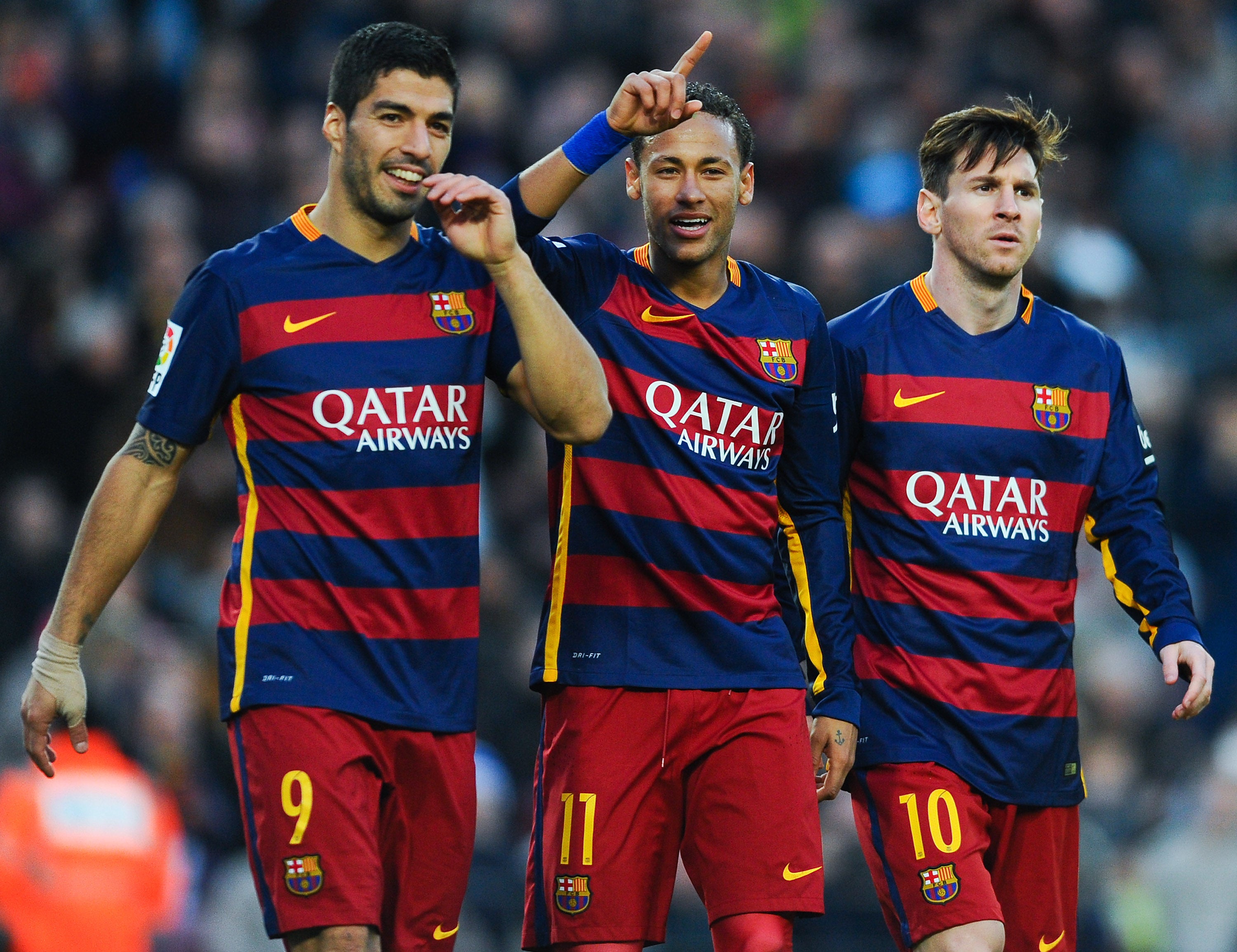 Luis Suárez: "Da tranquilidad tener a Messi y Neymar al lado" Luis Suárez: "Da tranquilidad tener a Messi y Neymar al lado"
