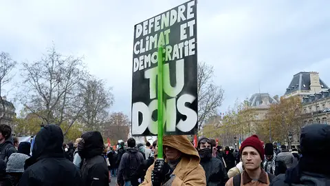 Protestas en París contra el cambio climático Protestas en París contra el cambio climático