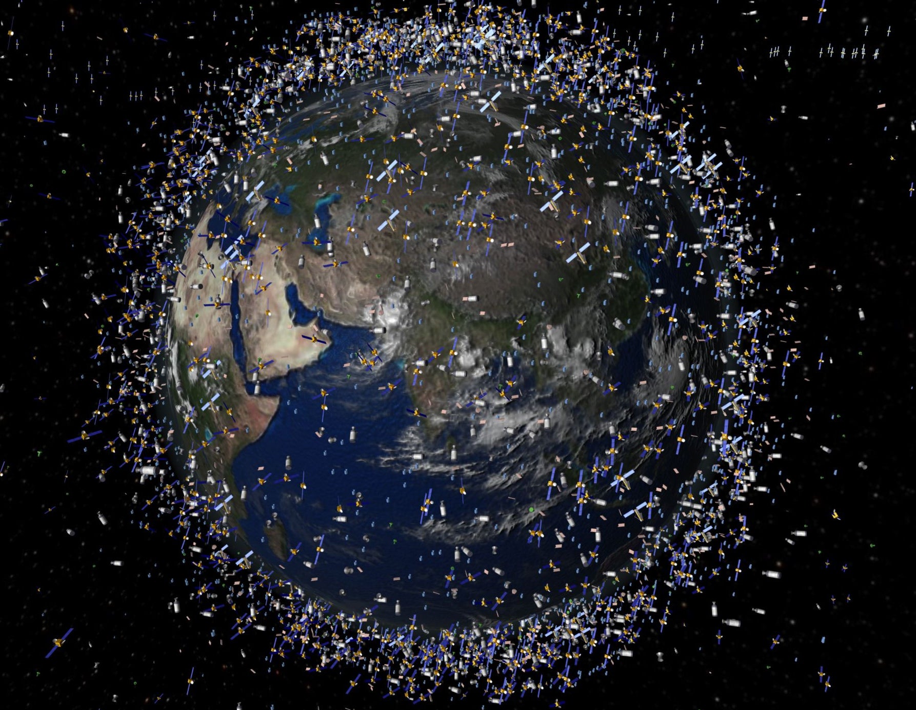 La basura espacial continuó aumentando a lo largo de 2016 y se acerca a los 18.000 objetos La basura espacial continuó aumentando a lo largo de 2016 y se acerca a los 18.000 objetos