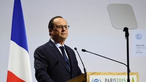 El presidente franc&eacute;s, Fran&ccedil;ois Hollande