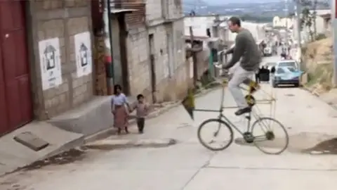 Las 'bicimáquinas', proyecto de Guatemala. Las 'bicimáquinas', proyecto de Guatemala.