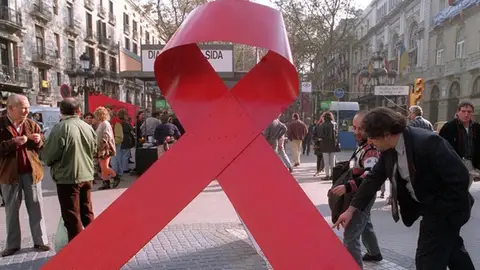 Lazo por el día mundial del SIDA Lazo por el día mundial del SIDA