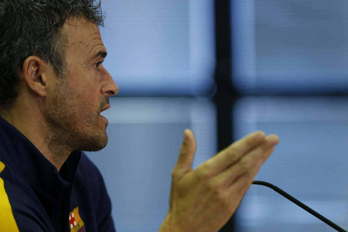 Luis Enrique: "La situación del Valencia nos sirve de estímulo, no de alivio" Luis Enrique: "La situación del Valencia nos sirve de estímulo, no de alivio"