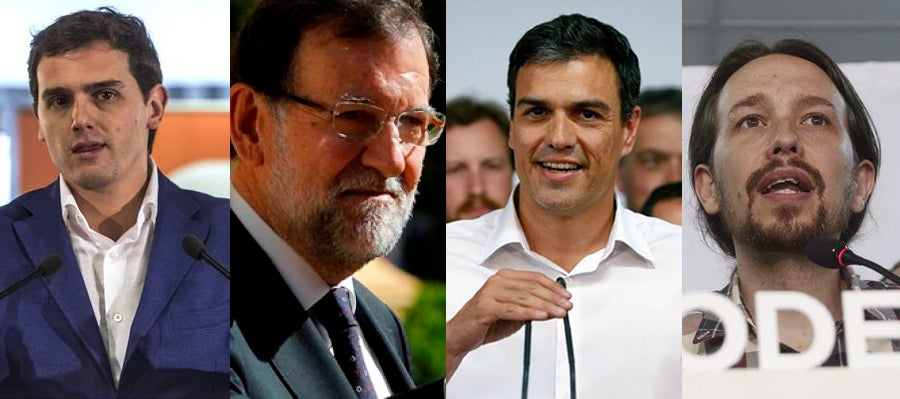 Los aspirantes a la presidencia del Gobierno comienzan 15 días frenéticos de recorrido por toda España Los aspirantes a la presidencia del Gobierno comienzan 15 días frenéticos de recorrido por toda España