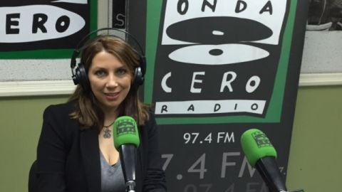 Esther L&oacute;pez del R&iacute;o en antena