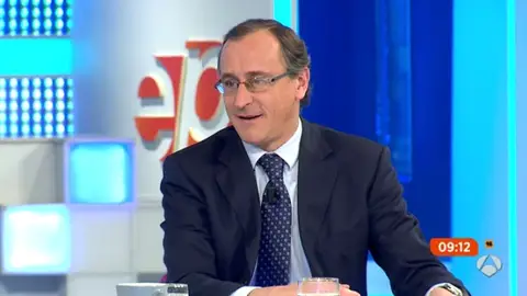 El ministro de Sanidad, Alfonso Alonso, en Espejo Público El ministro de Sanidad, Alfonso Alonso, en Espejo Público