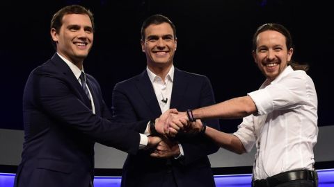 Rivera, S&aacute;nchez e Iglesias