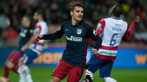 Griezmann celebra un gol ante el Granada