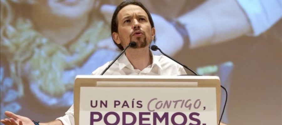 Pablo Iglesias en un acto de campaña en Málaga Pablo Iglesias en un acto de campaña en Málaga