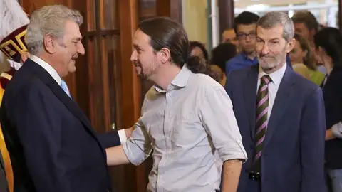 Pablo Iglesias en el Congreso de los Diputados Pablo Iglesias en el Congreso de los Diputados