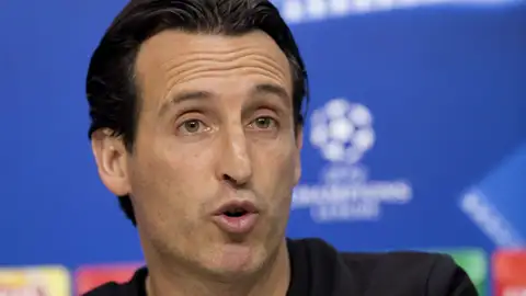 Unai Emery, en rueda de prensa Unai Emery, en rueda de prensa