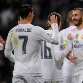 Cristiano Ronaldo celebra un gol ante el Malmö