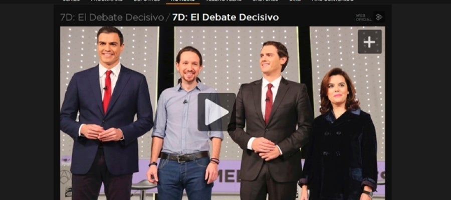 El Debate Decisivo en Atresplayer El Debate Decisivo en Atresplayer