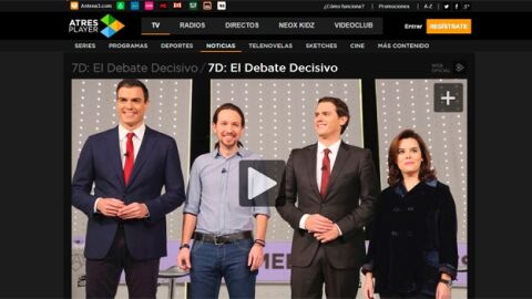 El Debate Decisivo en Atresplayer