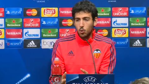 Dani Parejo, en rueda de prensa