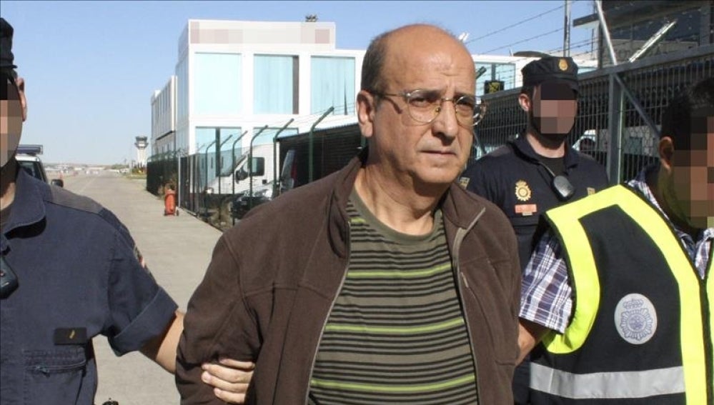 El exdirigente etarra Luis Ignacio Iruretagoyena, "Suny", uno de los cuatro acusados juzgados hoy por la Audiencia Nacional por intentar matar a Aznar con un lanzamisiles