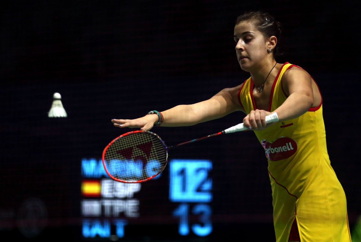 Primera victoria de Carolina Marín en la Copa de Maestros Primera victoria de Carolina Marín en la Copa de Maestros