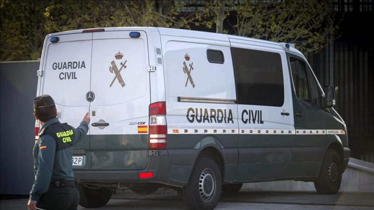 Imagen de un furgón de la Guardia Civil