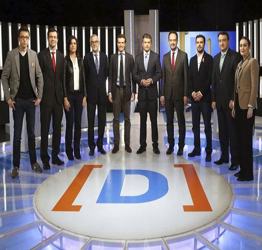 La tele con Monegal: El debate a nueve a juicio La tele con Monegal: El debate a nueve a juicio