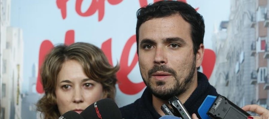 El líder de IU-Unidad Popular, Alberto Garzón El líder de IU-Unidad Popular, Alberto Garzón
