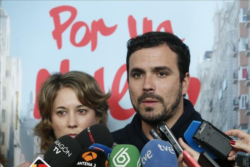 Garzón: "El Rey demuestra que está alejado de la mayoría social" Garzón: "El Rey demuestra que está alejado de la mayoría social"