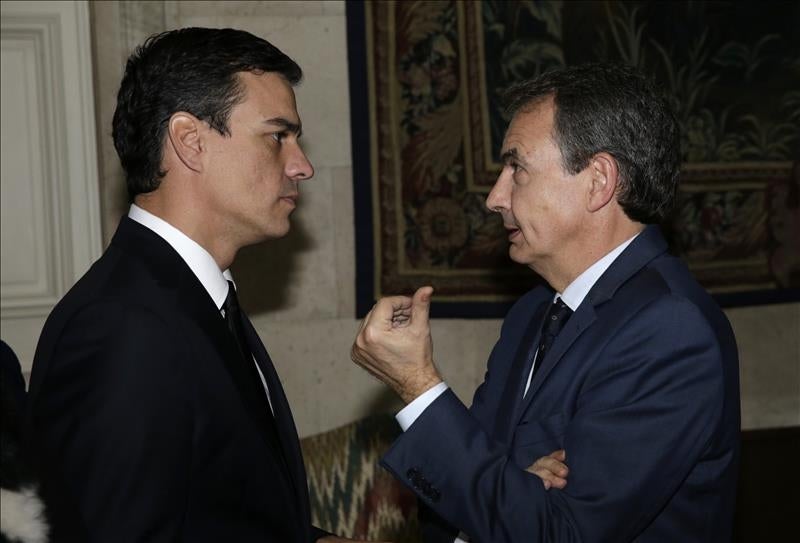 Zapatero pedirá hoy el voto para Pedro Sánchez en Gijón Zapatero pedirá hoy el voto para Pedro Sánchez en Gijón