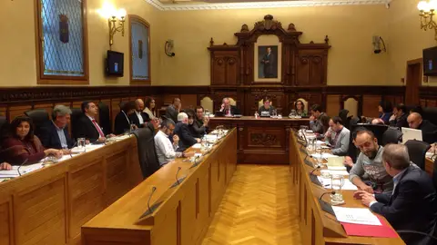 Pleno en el Ayuntamiento de Gijón Pleno en el Ayuntamiento de Gijón