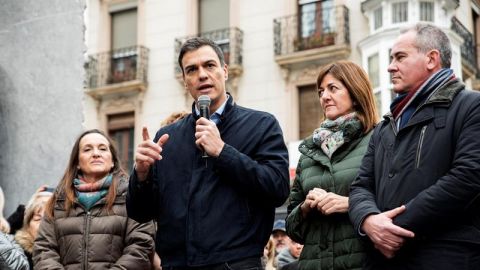 El l&iacute;der del PSOE, Pedro S&aacute;nchez