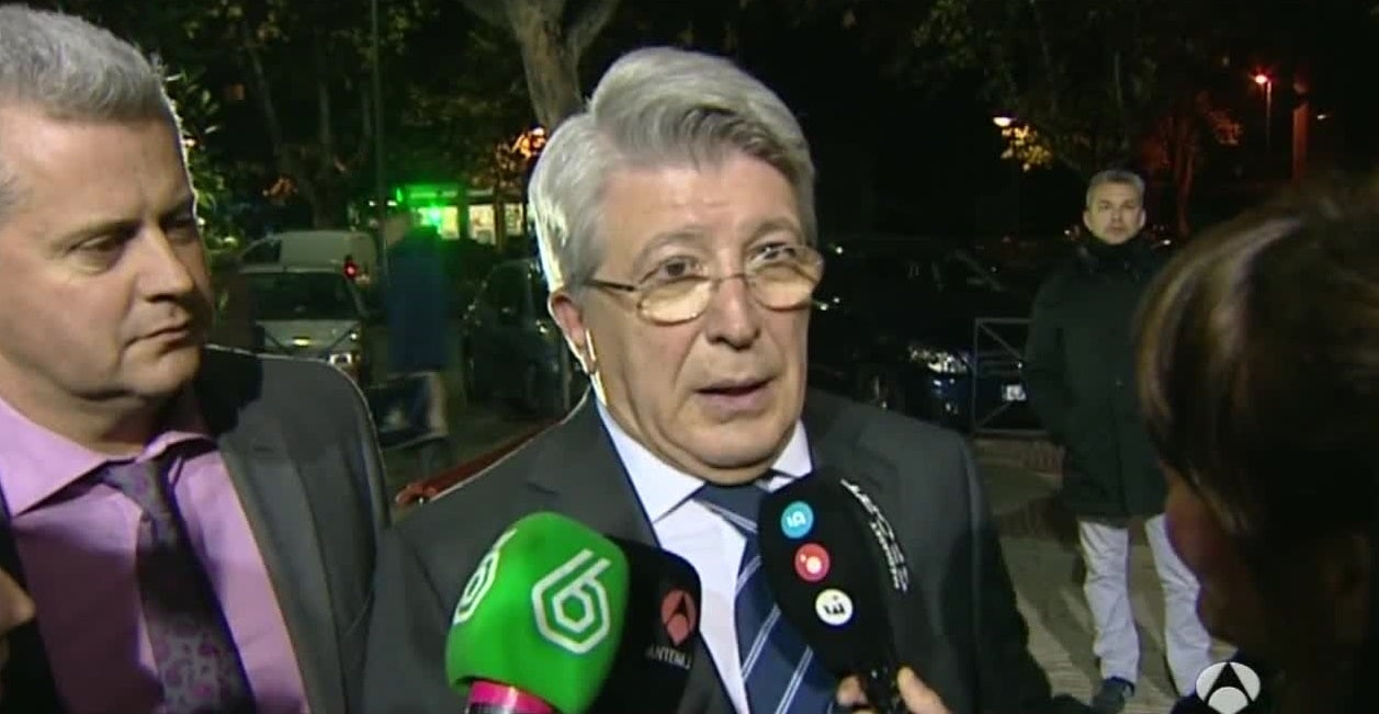 Enrique Cerezo: "La sanción es una injusticia grande, creemos que tenemos la razón" Enrique Cerezo: "La sanción es una injusticia grande, creemos que tenemos la razón"
