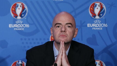 El secretario general de la UEFA, Gianni Infantino