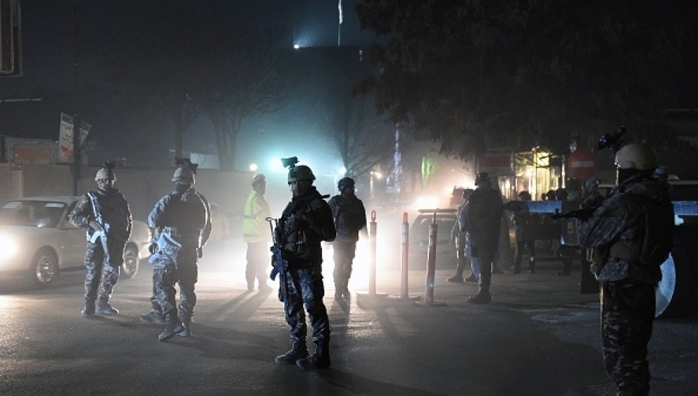 Fuerzas de seguridad en Kabul