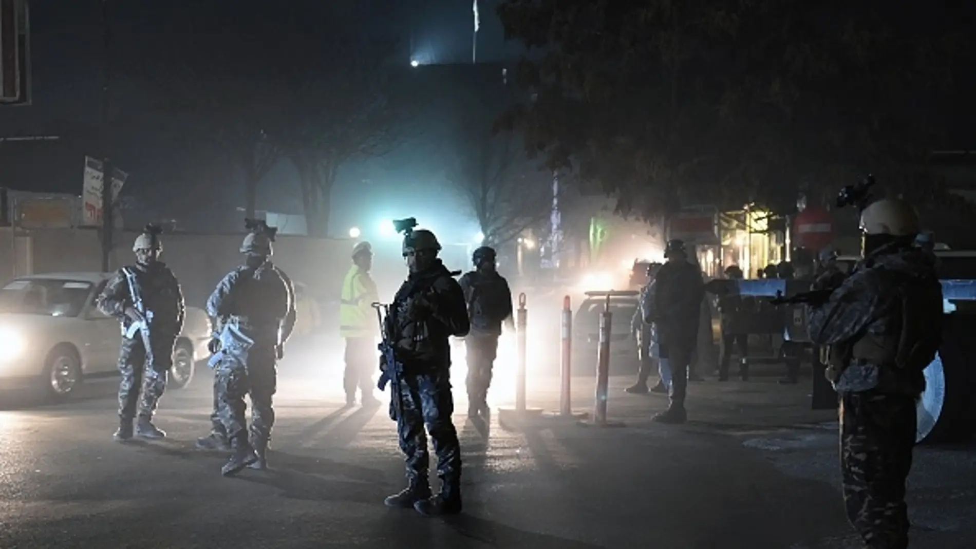 Fuerzas de seguridad en Kabul