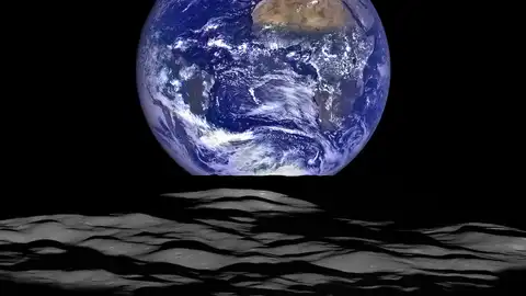 La Tierra vista desde la Luna La Tierra vista desde la Luna