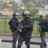 Policías israelíes