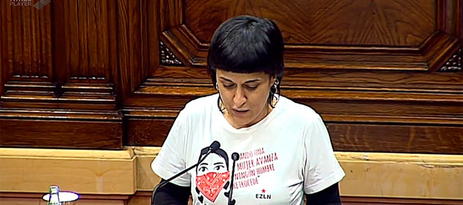 Anna Gabriel, en el Parlament Anna Gabriel, en el Parlament