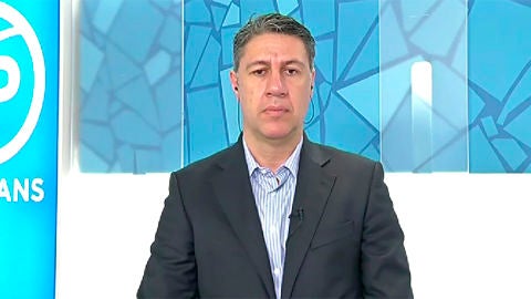 Xavier Garc&iacute;a Albiol, en la sede del PPC