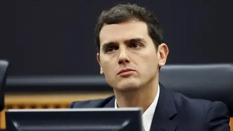 Albert Rivera, en el Congreso de los Diputados. Albert Rivera, en el Congreso de los Diputados.