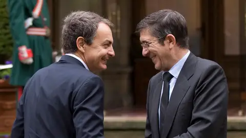 José Luis Rodríguez Zapatero con Patxi López José Luis Rodríguez Zapatero con Patxi López