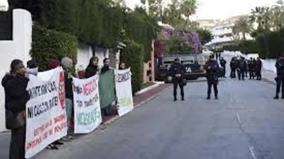 Desalojo Corrala La Urba Imagen del desalojo de La Urba