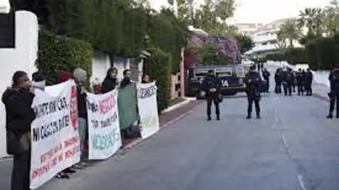 Desalojo Corrala La Urba Imagen del desalojo de La Urba