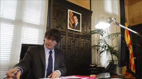 El president catal&aacute;n, Carles Puigdemont. 